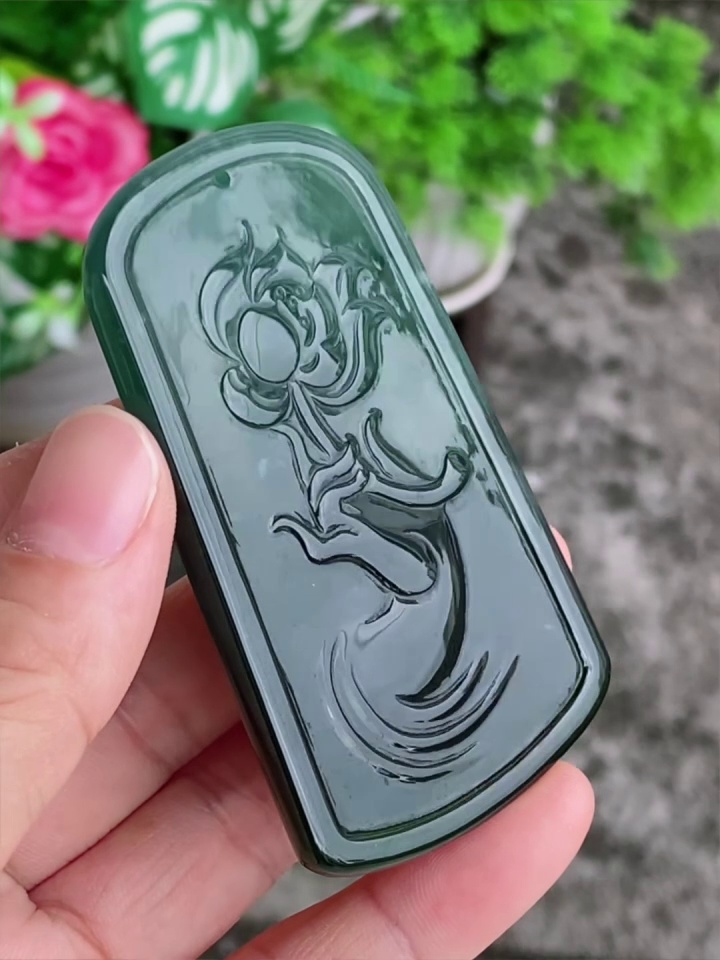 【天然緬甸翡翠】老種藍水文殊菩薩吊墜|大氣厚裝71mm|香港翡翠網店精選推薦 象徵大智大慧 8 【天然緬甸翡翠】老種藍水文殊菩薩吊墜|大氣厚裝71mm|香港翡翠網店精選推薦 象徵大智大慧 - Image 8