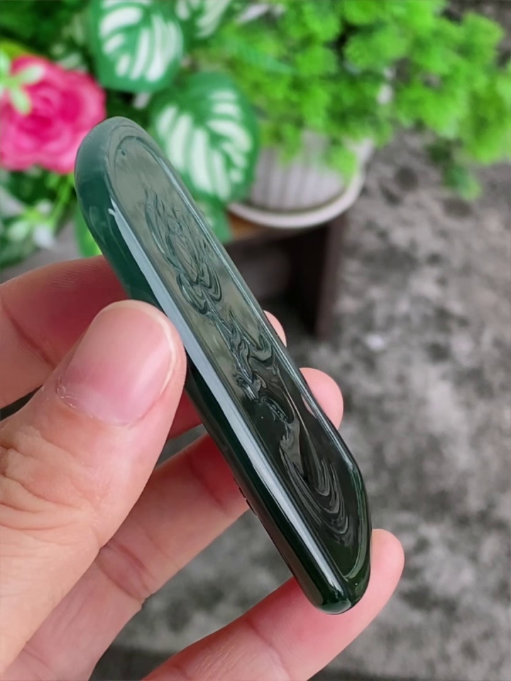 【天然緬甸翡翠】老種藍水文殊菩薩吊墜|大氣厚裝71mm|香港翡翠網店精選推薦 象徵大智大慧 9 【天然緬甸翡翠】老種藍水文殊菩薩吊墜|大氣厚裝71mm|香港翡翠網店精選推薦 象徵大智大慧 - Image 9