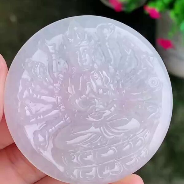 千手觀音天然 A 貨翡翠千手觀音吊墜 ｜生肖鼠守護神・慈悲庇佑