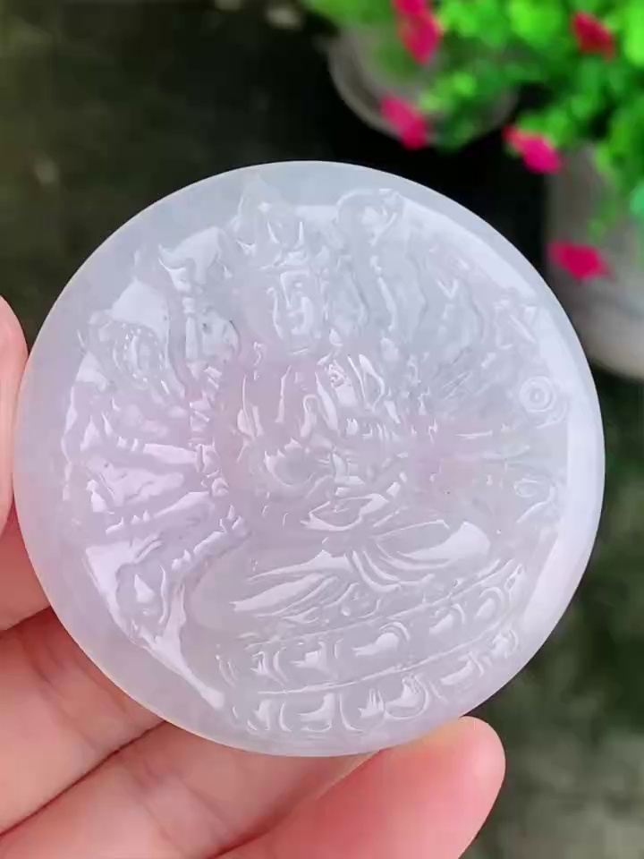 千手觀音天然 A 貨翡翠千手觀音吊墜 |生肖鼠守護神・慈悲庇佑 1 千手觀音天然 A 貨翡翠千手觀音吊墜 |生肖鼠守護神・慈悲庇佑