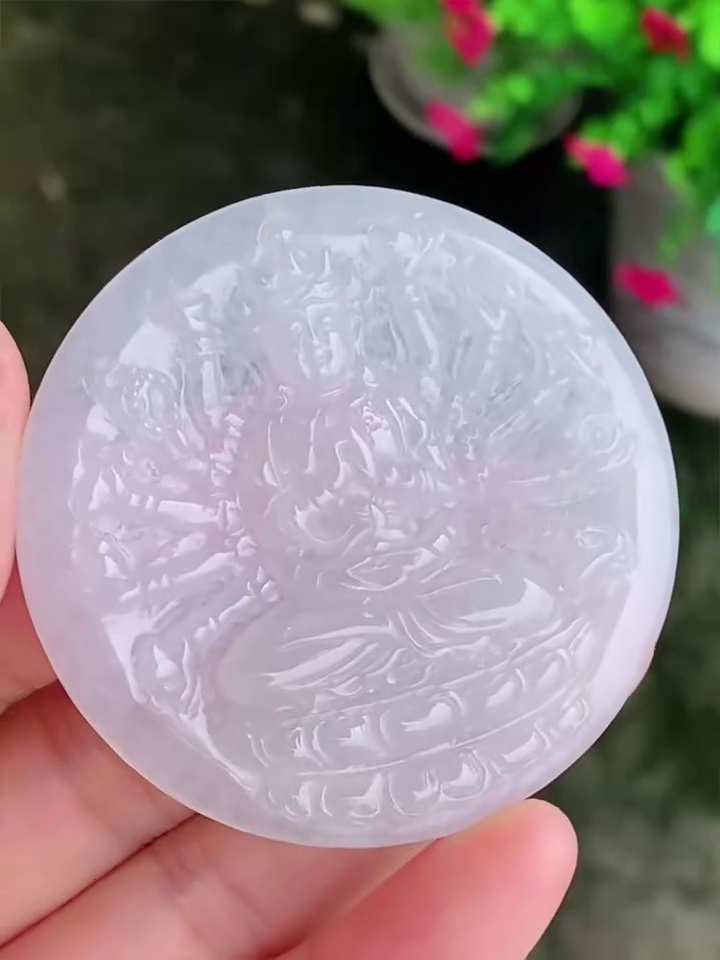 千手觀音天然 A 貨翡翠千手觀音吊墜 |生肖鼠守護神・慈悲庇佑 2 千手觀音天然 A 貨翡翠千手觀音吊墜 |生肖鼠守護神・慈悲庇佑 - Image 2