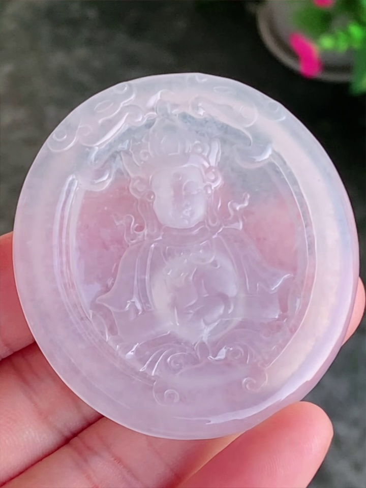 【度母】天然 A 貨翡翠綠度母吊墜 52.6mm|極致冰透・觀音化身・慈悲護佑 3 【度母】天然 A 貨翡翠綠度母吊墜 52.6mm|極致冰透・觀音化身・慈悲護佑 - Image 3