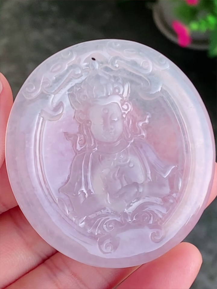 【度母】天然 A 貨翡翠綠度母吊墜 52.6mm|極致冰透・觀音化身・慈悲護佑 4 【度母】天然 A 貨翡翠綠度母吊墜 52.6mm|極致冰透・觀音化身・慈悲護佑 - Image 4