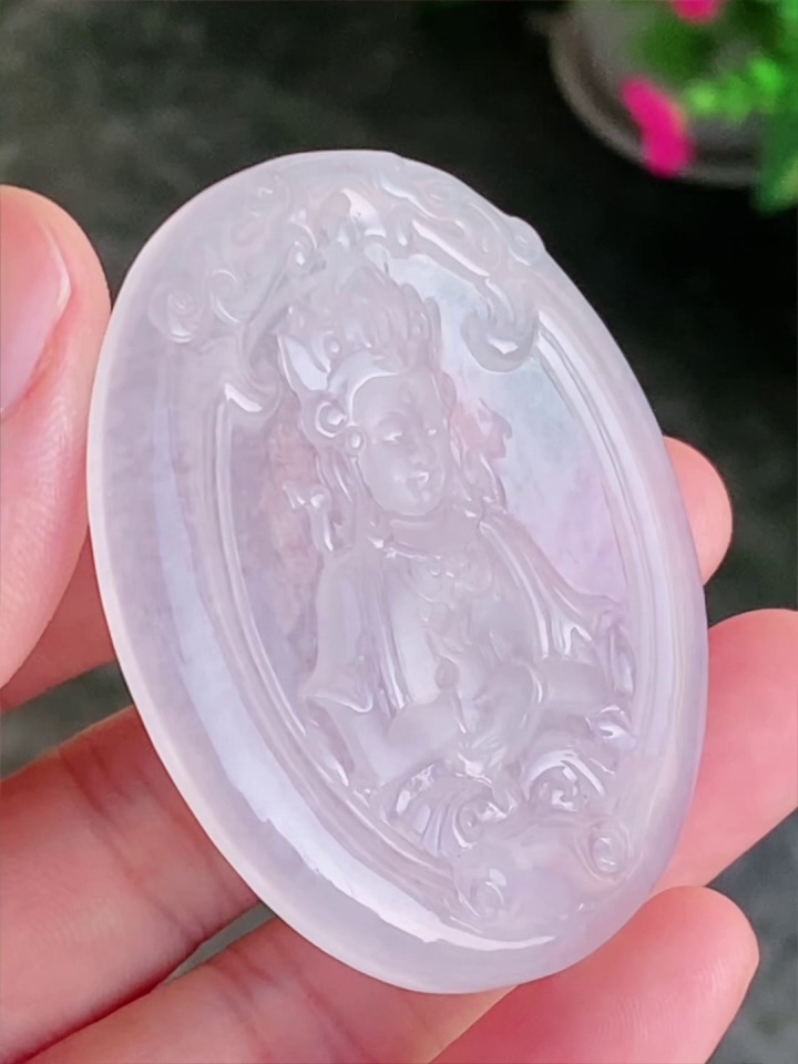 【度母】天然 A 貨翡翠綠度母吊墜 52.6mm|極致冰透・觀音化身・慈悲護佑 5 【度母】天然 A 貨翡翠綠度母吊墜 52.6mm|極致冰透・觀音化身・慈悲護佑 - Image 5