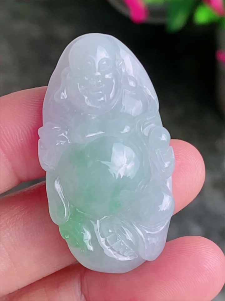 【彌勒佛】天然 A 貨翡翠彌勒佛吊墜 40.3mm|笑口常開・聚財納福・厚實飽滿 2 【彌勒佛】天然 A 貨翡翠彌勒佛吊墜 40.3mm|笑口常開・聚財納福・厚實飽滿 - Image 2