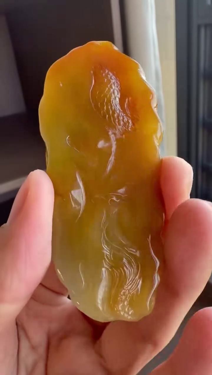 滿冰黃翡大氣龍牌吊墜 72mm|龍騰四海・有種有色・厚裝精工 7 滿冰黃翡大氣龍牌吊墜 72mm|龍騰四海・有種有色・厚裝精工 - Image 7