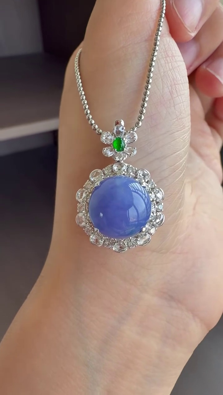 8K 金滿鑽豪華鑲嵌濃紫見光不死紫羅蘭兩用戒指/吊墜 25mm|皇家紫氣・一物多戴・雍容華貴 3 8K 金滿鑽豪華鑲嵌濃紫見光不死紫羅蘭兩用戒指/吊墜 25mm|皇家紫氣・一物多戴・雍容華貴 - Image 3